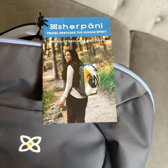 Sherpani x REI Co-op Anti-Theft Travel Backpack Gray/Light  display picture 2